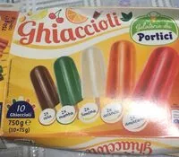 Mängden socker i Ghiaccioli