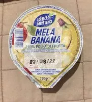 Mängden socker i Mela banana 100% polpa di frutta