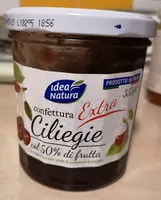 Mängden socker i Idea natura confettura extra ciliege