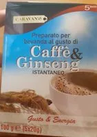 Mängden socker i Caffè e Ginseng ISTANTANEO