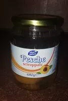 Mängden socker i Pesche sciroppate