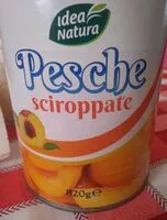 Mängden socker i Pesche sciroppate