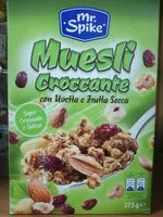 Mängden socker i Muesli croccante