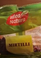 Mängden socker i Mirtilli