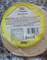 Mängden socker i Piadina