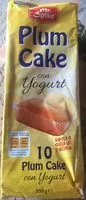 Mängden socker i Plum Cake con Yogurt