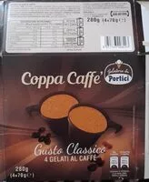 Mängden socker i Coppa caffè