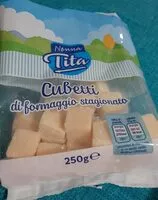 Mängden socker i Cubetti di formaggio stagionato