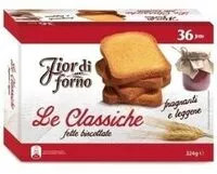 Mängden socker i fette biscottate