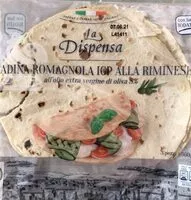 Mängden socker i Piadina romagnola igp alla riminese