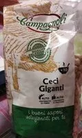 Mängden socker i Ceci giganti secchi