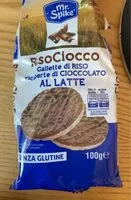 Mängden socker i Gallette di riso con cioccolato al latte