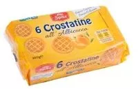 Mängden socker i Crostatine all’albicocca