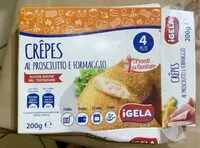 Mängden socker i Crêpes al prosciutto e formaggio