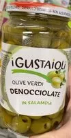 Mängden socker i Olive verdi denocciolate