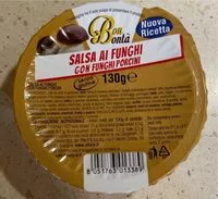 Mängden socker i Salsa ai funghi con funghi porcini