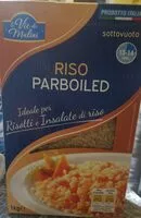 Mängden socker i Riso parboiled