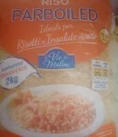 Mängden socker i Riso parboiled