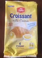 Mängden socker i Croissant alla crema