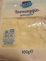 Mängden socker i Formaggio grattugiato