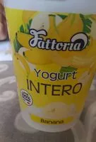 Mängden socker i Yogurt intero fattoria