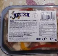 Mängden socker i Antipasto di polpo e ortaggi