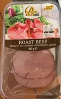 Mängden socker i Roast beef