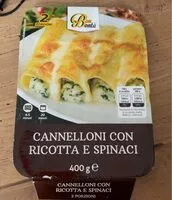 Mängden socker i Cannelloni con ricotta e spinaci