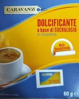Mängden socker i Dolcificante a base di sucralosio