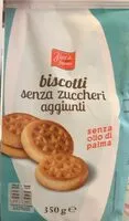 Mängden socker i Biscotti frollini
