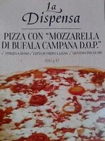Mängden socker i Pizza con mozzarella di bufala campana DOP