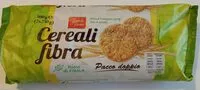 Mängden socker i Cereali fibra