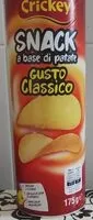 Mängden socker i Snack a base di patate