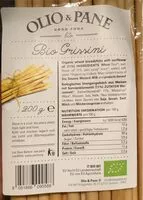 Mängden socker i Bio Grissini