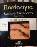 Mängden socker i Fiordacqua - Salmone affumicato al pepe e limone