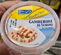 Mängden socker i Gamberoni di surimi