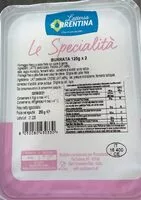 Mängden socker i Burrata