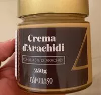 Mängden socker i Crema di arachidi
