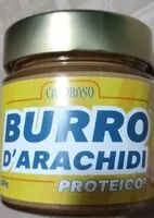 Mängden socker i Burro d'arachidi proteico