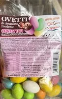 Mängden socker i Ovetti di cioccolato fondente confettati