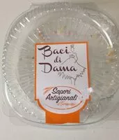 Mängden socker i Baci di Dama