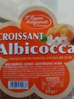 Mängden socker i Croissant albicocca