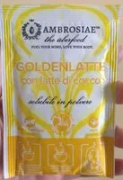 Mängden socker i GOLDENLATTE con latte di cocco