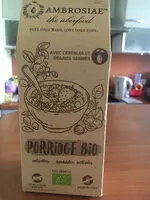 Mängden socker i Porridge bio noisettes alandes