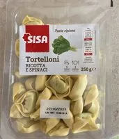 Mängden socker i Tortellini ricotta e spinaci