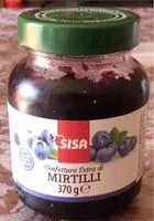 Mängden socker i Confettura extra di mirtilli