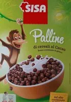 Mängden socker i Palline di cereali