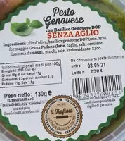Mängden socker i Pesto Genovese senza aglio
