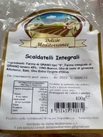 Mängden socker i Scaldatelli integrali