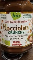 Mängden socker i Nocciolata crunchy